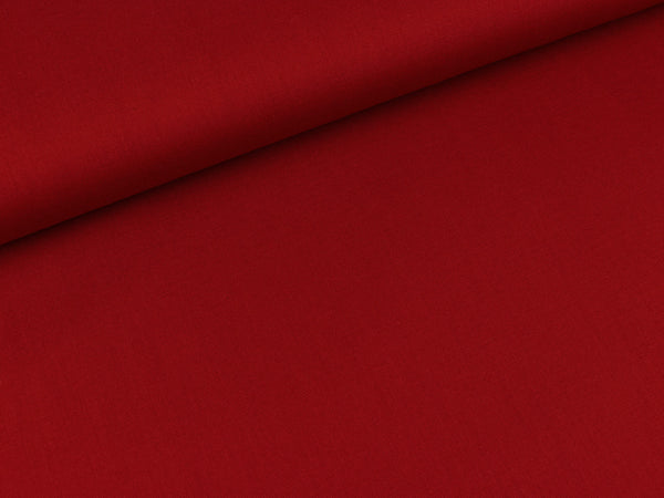 Baumwollstoff Heide burgundy uni