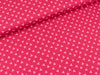 Baumwollpopeline Philipp Kleine Dreiecke rosa auf Erika