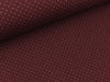 Jacquard-Jersey Minipünktchen bordeaux-weiß