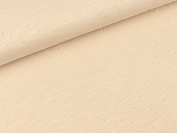 Slubjersey Leno Destroyed Look natur meliert