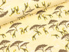 Baumwolljersey Safari Print Giraffen auf Vanille