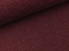 Baumwollsweat Kemer bordeaux meliert uni