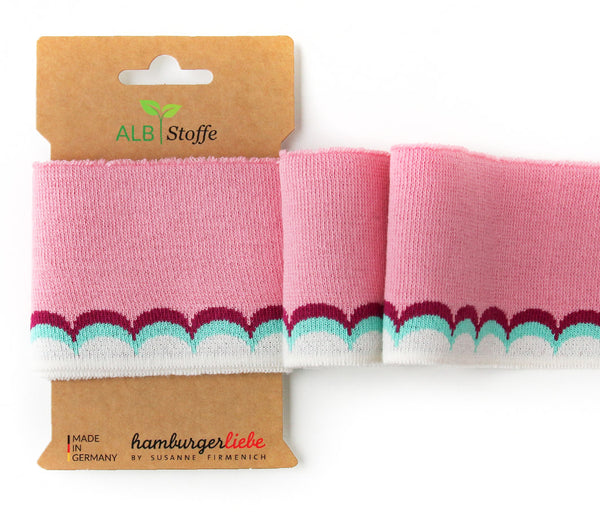 Cuff Me Icon Bündchen rosa scuro-ciclamino-verdino-meringa