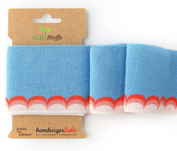 Cuff Me Icon Bündchen azzuro-luce rosso-nude-meringa