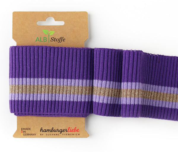 Cuff Me Ripped Bündchen violaceo-glicine-gold