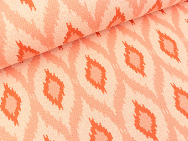 Hamburger Liebe 3 Farb-Jacquardjersey Ikat puder