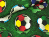 Baumwolljersey Coloured Football bunt Digitaldruck