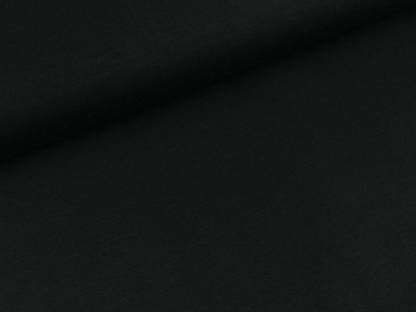 Viscosejersey Ella schwarz uni