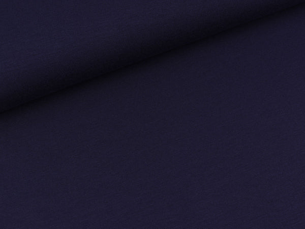 Viscosejersey Ella dunkelblau uni