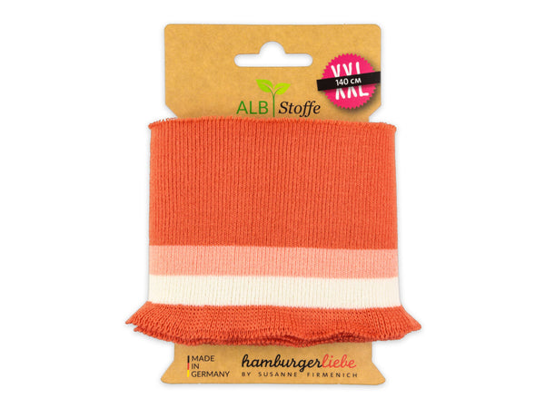 Cuff Me Frill Mono Bündchen luce rosso-nude-meringa