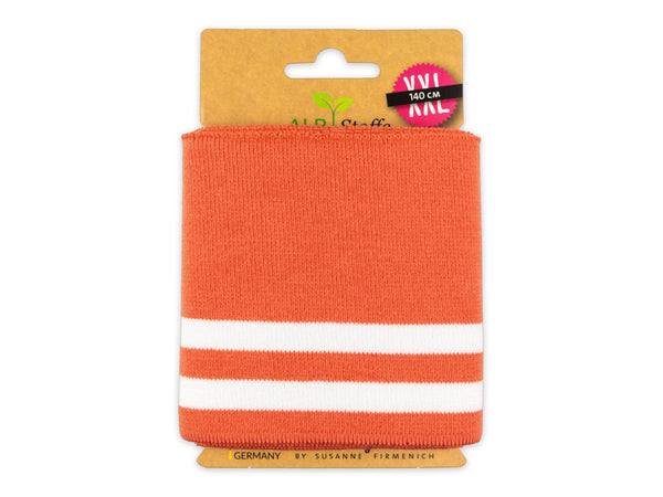 Cuff Me Bold Mono Bündchen luce rosso-weiß