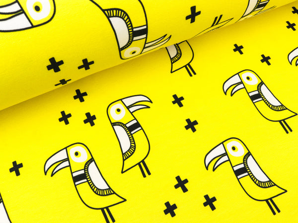 Hamburger Liebe Sommersweat Mono Big Bird giallino