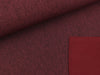 Reststück 49cm - Softshell bordeaux-schwarz meliert