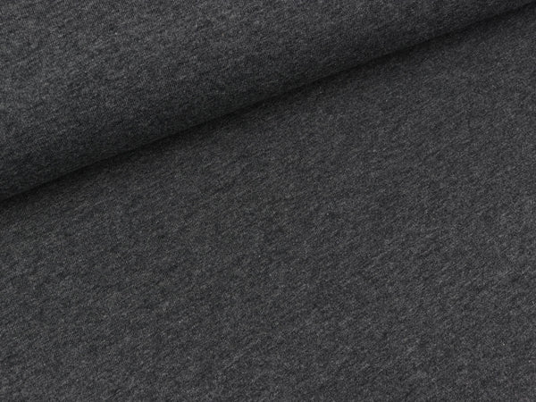 Leichter Sweat Maike anthrazit meliert uni