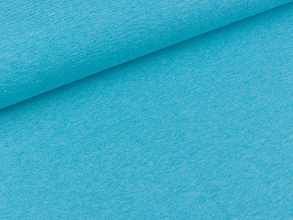 Leichter Sweat Maike türkis meliert uni