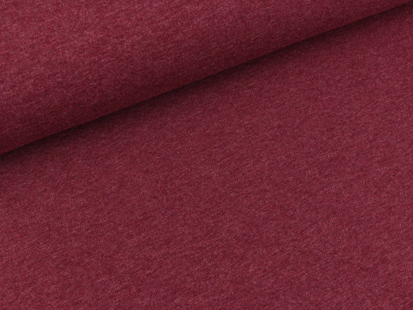 Leichter Sweat Maike bordeaux meliert uni