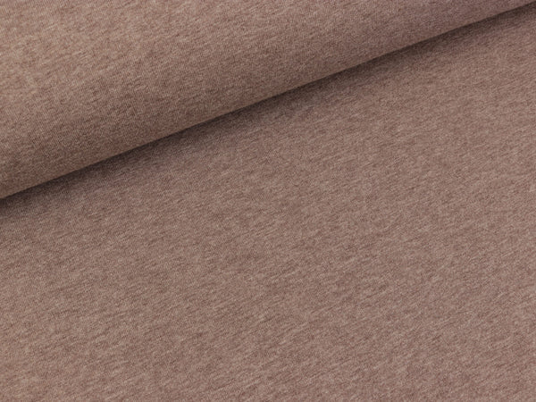 Leichter Sweat Maike schlamm meliert uni