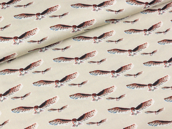 Viskosestoff Kate Eulen auf Kiesel