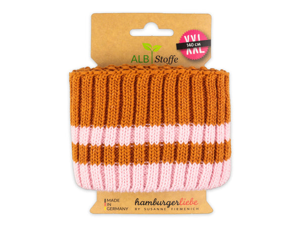 Cuff Me Cozy Stripes Botanical Bündchen nepal-rose
