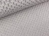Faux Fur Plüsch Dots hellgrau