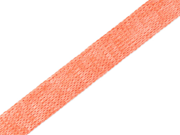 1m Flach- und Hoodiekordel Cord Me Check Point luce rosso-nude meliert 20mm