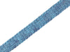 1m Flach- und Hoodiekordel Cord Me Check Point azzuro-jeansblau meliert 20mm