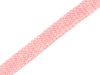 1m Flach- und Hoodiekordel Cord Me Check Point rosa scuro-meringa meliert 20mm