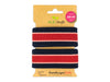 Stripe Me College Check Point Band blue navy-nude-flamme