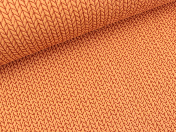 Hamburger Liebe Check Point Big Knit melone-brucciato