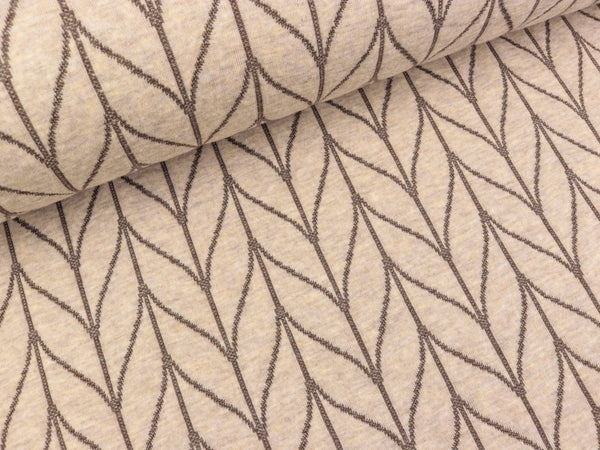 Hamburger Liebe Check Point Jacquard Knit Step yemen-braun