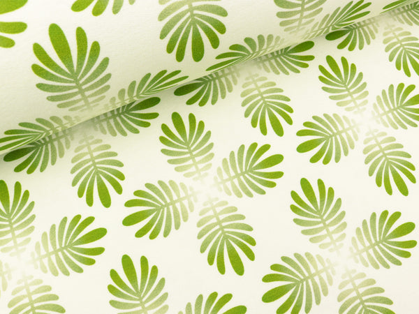 Hamburger Liebe Baumwollsweat Check Point Leaf meringa-olivia