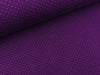 Jacquard-Jersey Minipünktchen viola-weiß