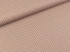 Baumwollstoff Mini Stars weiß auf Beige