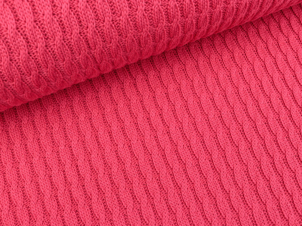 Hamburger Liebe Check Point Grobstrick Knitty Plait No.1 azalea