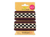 Stripe Me Icon Glow Band bordeaux-schwarz-weiß-gold