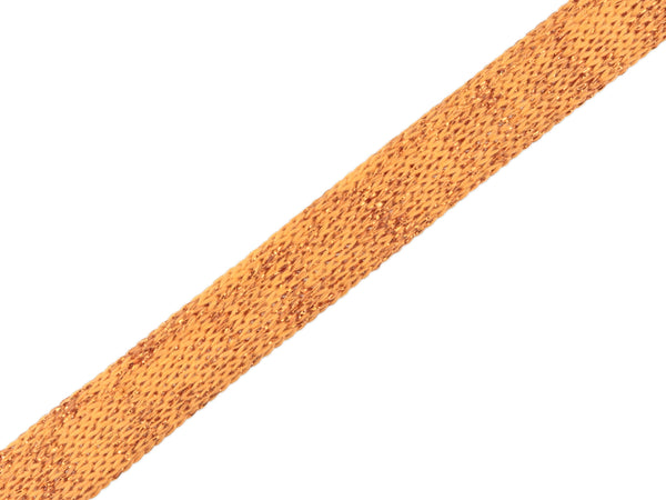 1m Flach- und Hoodiekordel Glossy Cord Me melone-kupfer 20mm