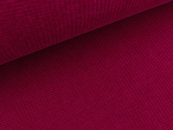 Organic Waffel Nicki ciclamino uni by Albstoffe