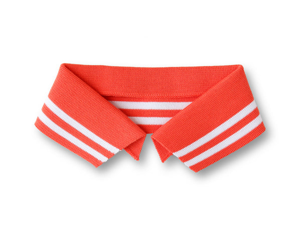 Hamburger Liebe Polo Me Stripe Polokragen luce rosso-weiß