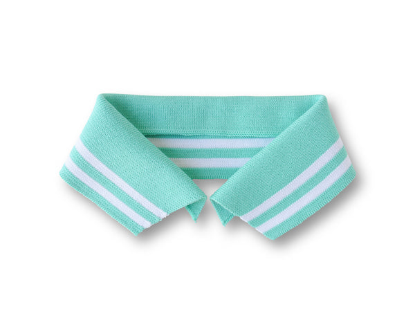 Hamburger Liebe Polo Me Stripe Polokragen verdino-weiß