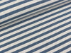Baumwolljersey Melange Streifen hellgrau-jeansblau