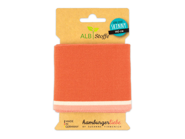 Cuff Me Skinny Bündchen luce rosso-meringa-nude