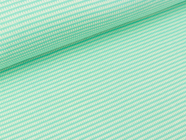 Hamburger Liebe Waffelpiqué Itsy Bitsy Knit verdino-meringa