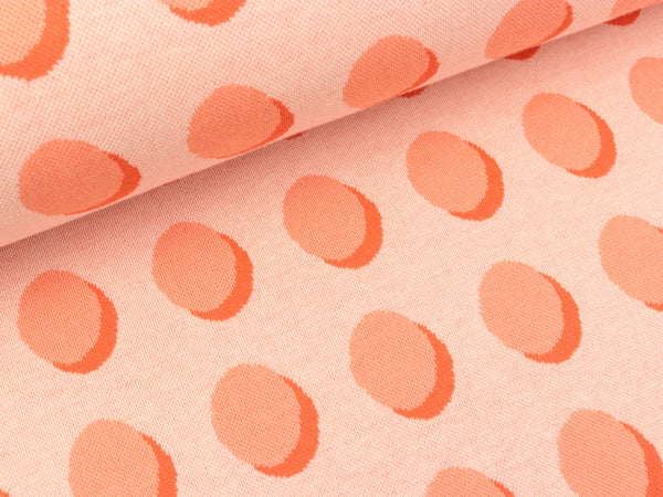 Hamburger Liebe 3 Farb-Jacquardjersey Weekender Double Dots meringa-nude-luce rosso