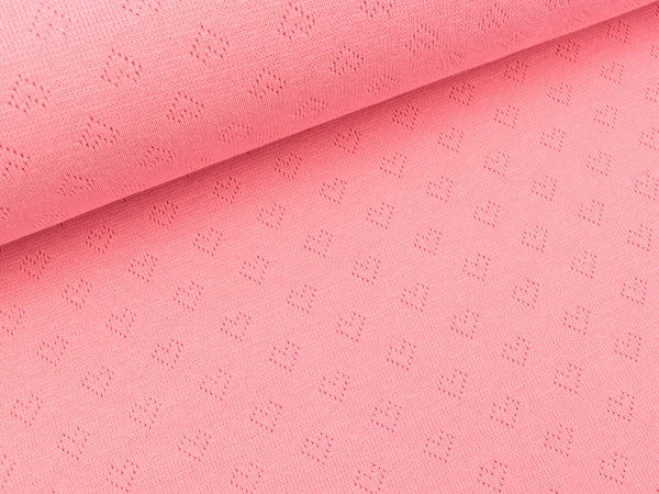 Hamburger Liebe Weekender Hearts Loch Strick rosa scuro