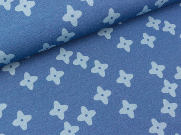 Modalsweat Plain rauchblau by Cherry Picking