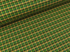 Leichter Jacquard Aneska Minihoundstooth grün-maisgelb