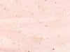 Weicher Feintüll rosa mit silbernen Glitzersternen