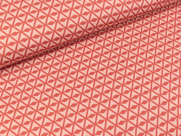 Baumwollcanvas Square koralle-rose by Lila-Lotta