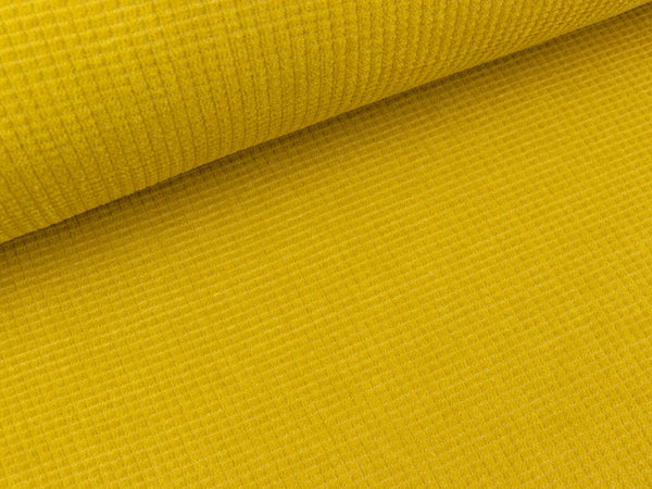 Organic Waffel Nicki senf uni by Albstoffe