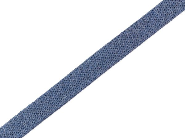 1m Flach- und Hoodiekordel Cord Me Bliss jeansblau melange 20mm